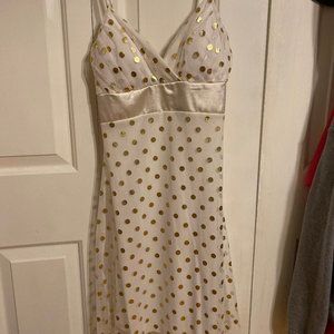 White and Gold Dress
